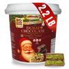 Gulluoglu Christmas Edition Dubai Chocolate Pistachio Peanut Spread in Festive Holiday Jar | Limited Seasonal Gourmet Halal Dessert (2.2 lb / 1000 gr) view 1