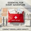 12 Pack Empty First Aid Kit Bag, Small First Aid Pouch Bulk, Water Resistant Travel Medical Organizer, Mini Emergency Supply Storage for Home, Car, Office, Camping, Outdoors (Red, 11x16cm, Bag Only) view 3