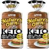 Nature's Own Keto Bread: Low-Carb Partner - No Preservatives, No HFCS - 1g Net Carbs - (Pack of 2) view 1