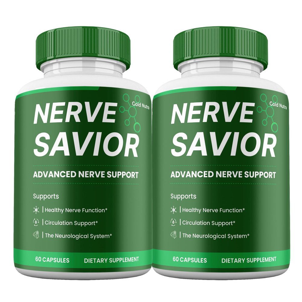 (2 Pack) NerveSavior Supplement Pills, Nerve Savior All Natural Brain and Cognitive Supplement Pills