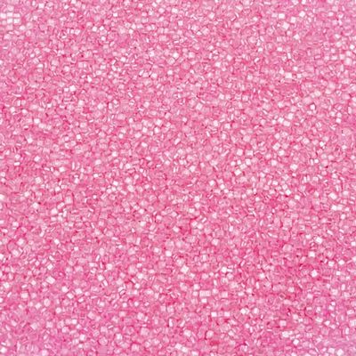 Senchanting Edible Crystal Pink Sanding Candy Pink Sanding Sugar Sprinkles for Cake Decorating Wedding Valentine's Day Party Baking Cupcake Cookie Ice Cream Decoration Supplies 90g/3.2oz