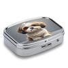 Shih Tzu DogMetal Pill Box 3-Compartment Portable Medication Boxs Compact Pill Case for Travel Vitamins Pill Organizer Daily Medication Storage Box view 3