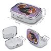 Thanksgiving TurkeyMetal Pill Box 3-Compartment Portable Medication Boxs Compact Pill Case for Travel Vitamins Pill Organizer Daily Medication Storage Box view 2