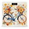 Flower Bicycle Bathroom Scale Ultra-Bright Liquid Crystal Screen Weight Scale Accurate Bathroom Body Scales for Body Weight Bathroom Pet Home Bedroom Gift-Giving view 1
