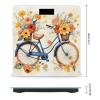 Flower Bicycle Bathroom Scale Ultra-Bright Liquid Crystal Screen Weight Scale Accurate Bathroom Body Scales for Body Weight Bathroom Pet Home Bedroom Gift-Giving view 2