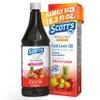 SCOTT'S EMULSION Cod Liver Oil Liquid Fruits Flavor Family Size Supports Growth, Immunity & Bone Health Rich in Omega 3 & Vitamins A+D Easy-to-Take Fish Oil for Kids & Adults 15.3 Fl Oz view 1