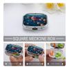 Hot Air BalloonsMetal Pill Box 3-Compartment Portable Medication Boxs Compact Pill Case for Travel Vitamins Pill Organizer Daily Medication Storage Box view 4