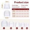 10 Pairs Heel Caps for High Heels, 5 Sizes Heel Covers for High Heel Shoes Black High Heel Protectors Non-Slip Heel Stoppers view 2