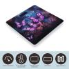 Purple Butterflies Bathroom Scale Ultra-Bright Liquid Crystal Screen Weight Scale Accurate Bathroom Body Scales for Body Weight Bathroom Pet Home Bedroom Gift-Giving view 3