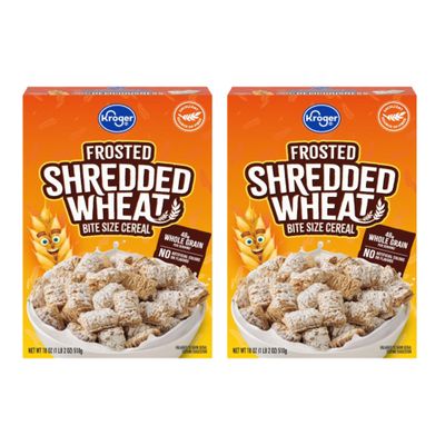 Bite Size Frosted Shredded Wheat Cereal 18 oz Pack Of 2