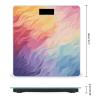 Rainbow Bathroom Scale Ultra-Bright Liquid Crystal Screen Weight Scale Accurate Bathroom Body Scales for Body Weight Bathroom Pet Home Bedroom Gift-Giving view 2