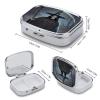 Death ScytheMetal Pill Box 3-Compartment Portable Medication Boxs Compact Pill Case for Travel Vitamins Pill Organizer Daily Medication Storage Box view 2