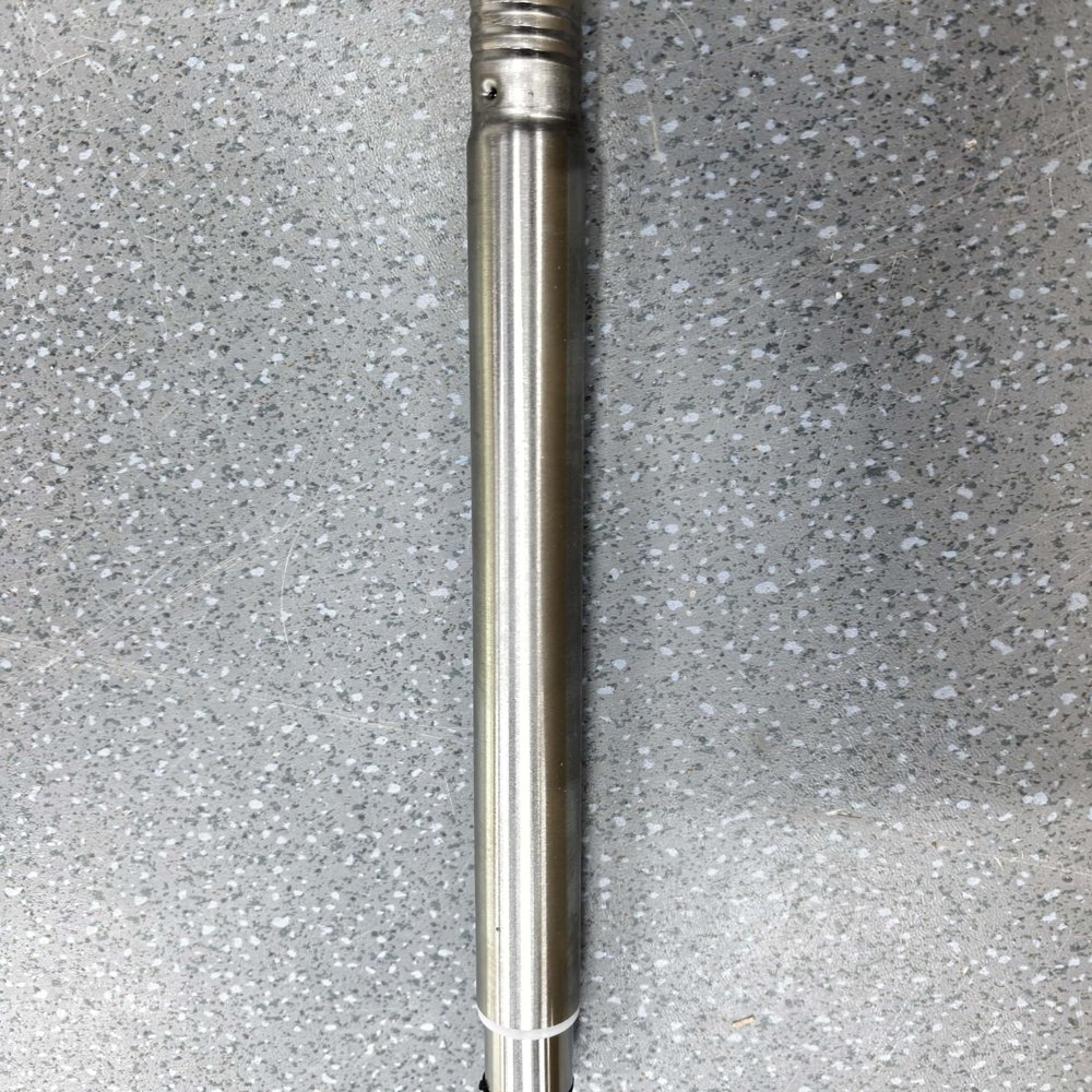 1 pcs Sliver Telescopic Pipe