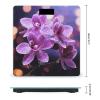 Purple Flower Bathroom Scale Ultra-Bright Liquid Crystal Screen Weight Scale Accurate Bathroom Body Scales for Body Weight Bathroom Pet Home Bedroom Gift-Giving view 2