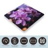 Purple Flower Bathroom Scale Ultra-Bright Liquid Crystal Screen Weight Scale Accurate Bathroom Body Scales for Body Weight Bathroom Pet Home Bedroom Gift-Giving view 3