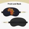 African Textile Patterns Print Washable Eye Mask for Travel Nap Comfort Face Cover Home Hotel Airplane Camping view 2