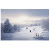 Winter Skiing Door Mat,Super Absorbent Entryway Rug Non-Slip Backing Kitchen Rug Heavy Duty Welcome Mats Natural Rubber Doormat Easy Clean Low Profile Mats for Decoration view 1