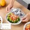 Reusable Aluminum Foil Food Covers, Pop-Up Tin Foil Food Insulation Cover, Fresh-Keeping Insulation Film for Kitchen, Adjustable Universal Fit, High Temperature Resistant, Easy to Clean (50Pcs) view 2
