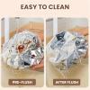 Reusable Aluminum Foil Food Covers, Pop-Up Tin Foil Food Insulation Cover, Fresh-Keeping Insulation Film for Kitchen, Adjustable Universal Fit, High Temperature Resistant, Easy to Clean (50Pcs) view 4