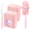 30 Count Duster Refills Compatible with Swiffer Handle, 360 Multi-Surface Duster Refills with 1 Handle, Dusters with 5X Microfibers for Cleaning Home, Furniture, Electronics, Office, Blinds view 1