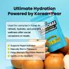 CLOOP HYDROBAE High Sodium Electrolyte Powder Drink Mix - Yuzu Citrus | Fast Hydration Packets | Zero Sugar | 3,439mg Electrolytes | with Korean Pear, L-Theanine, Ginger | Made in Korea | 30 Servings view 4