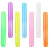 Hemobllo 7Pcs Portable Plastic Toothbrush Cases Travel Toothpaste Storage Box Small Toothbrush Containers for Bathroom School Camping with Protective Covers view 1