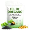 Oil of Oregano Softgels, with Black Seed Oil& Thymoquinone, 300 Count, 6000mg, Non-GMO, 2 in 1 Formulated with 4X Strength Carvacro, Gluten-Free, Plant Based view 1