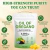 Oil of Oregano Softgels, with Black Seed Oil& Thymoquinone, 300 Count, 6000mg, Non-GMO, 2 in 1 Formulated with 4X Strength Carvacro, Gluten-Free, Plant Based view 4