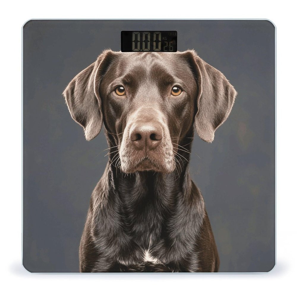 Dalmatian Digital Bathroom Scale for Body Weight Weighing Scale with Backlit LCD Display High Precision Measurements & Measures Weight Up to 180kg