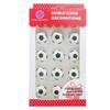12PCS Edible Soccer Balls Icing Cake Decoration Edible Football Sprinkles Birthday Party Decorations for Cake Decorating, Toppers for Cake, Cookies, Cupcakes, Baking, Ice Cream Desserts Supplies view 2