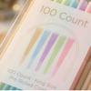 100 Colorful | Cone Rolling Paper with Filling funnels/Mini Scoop/Packing Sticks view 2