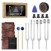 128Hz Tuning Forks for Healing, Professional Medical-Tuning Fork, Essential Yoga and Meditation Accessories, Chakra Sound Therapy Instruments for Chakra Balance, Stress & Sleep, Relaxation view 1
