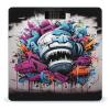 Colorful Graffiti Digital Bathroom Scale for Body Weight Weighing Scale with Backlit LCD Display High Precision Measurements & Measures Weight Up to 180kg view 1
