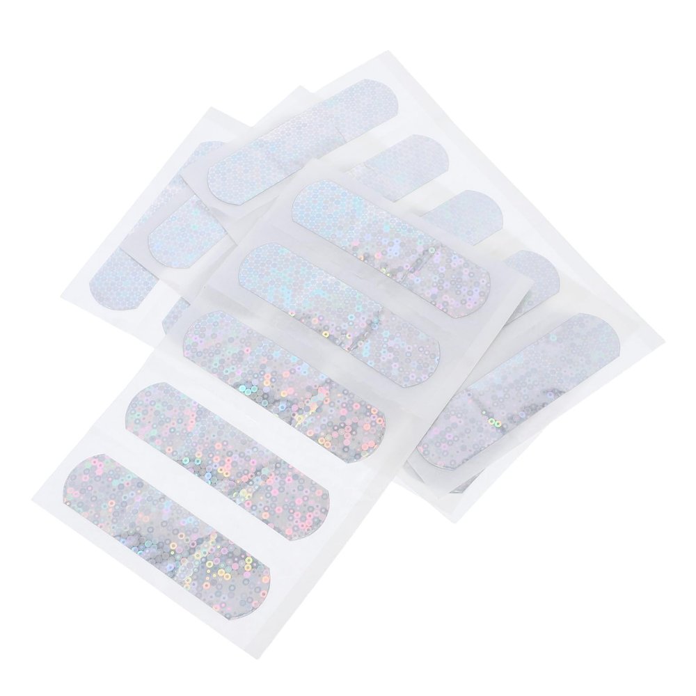 20pcs Glitter Wound Bandages Small Adhesive Cartoon Strip Portable First Aid for Daily Use with Strong Adhesion