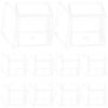 YOSADIER 10pcs Clear Square Acrylic Candy Boxes Transparent Packaging for Homemade Desserts Soaps Cupcakes Multipurpose Treat Containers for Christmas Birthday Valentine S Day view 1