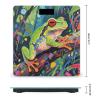 Abstract Frog Scale for Body Weight Highly Accurate Digital Bathroom Electronic Weighing Machine for People, LCD Display, Large Size, Tempered Glass for Safe Home Use view 2