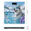 Alaskan Pool Majesty Scale for Body Weight Highly Accurate Digital Bathroom Electronic Weighing Machine for People, LCD Display, Large Size, Tempered Glass for Safe Home Use view 2