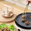 Meatball Machine PET PP 12.5x11cm | Manual Translucent Meatball Maker | Hand-operated Meatbaell Shaper | Easy Kitchen Tool For Forming Even Meatballs Cooking Meal Prep Homemade Recipes And Daily Coo view 2