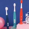 Abaodam 4pcs 4pcs Manual Soft Bristle Toothbrushes for Ages 3-12 Non-Slip Cute Handle Oral Care Toothbrushes in Sky, Tangerine, Lemon, and Lime view 3