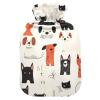 Cartoon Minimalist Dogs Lovely hot Water Bottle with Soft Cover, 2Lwater Bags for Menstrual Cramps,Hand Feet Warmer,bolsas para agua Caliente view 1