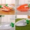 Abaodam 10Pcs Clear Plastic Carrot Candy Containers Treat Storage Boxes for Easter Party Favors Sweet Holders view 2