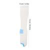 Abaodam Breathable White Compression Socks for Nurses and Everyday Use Elastic Medical Stockings for Leg Pressure Relief Lightweight Nursing Socks for Running Hiking and Fitness Activities view 2