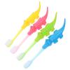 ARTSEWPLY 8pcs 8pcs Toothbrushes with Gentle Soft Bristles for Ages 3-12 Cute Crocodile Design Practical Oral Care view 1