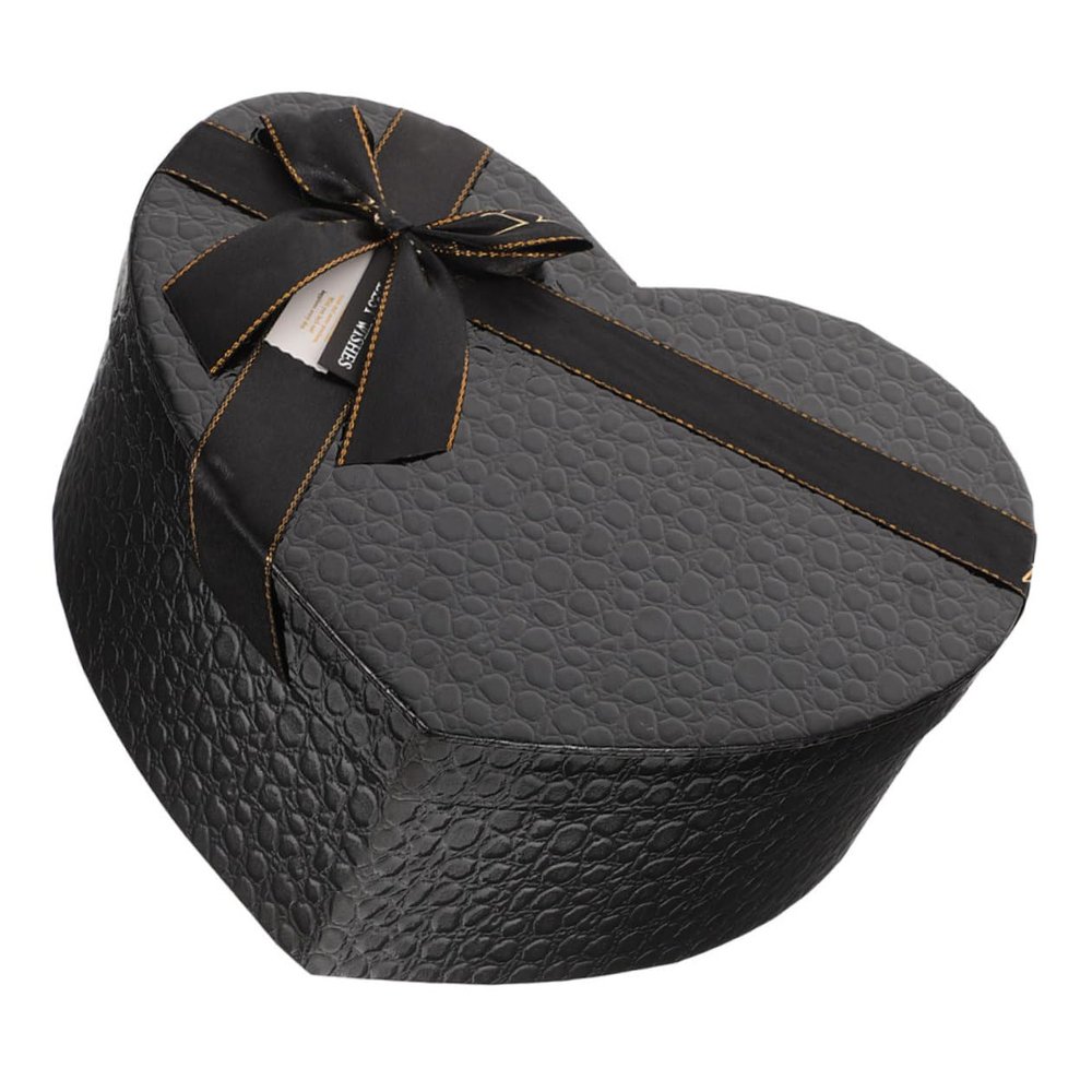 Abaodam Heart Shaped Packing Box Medium Paperboard Box for Valentine's Day Candy Lipstick Perfume Elegant for Friends and Lovers