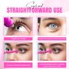 Bullseye Pink Large Soft Contact Lens Removal & Insertion Tool - Silicone Rubber Soft Lens Applicator & Remover Device with Pincher End & Finger Grips - Safe & Easy on Eyes, Travel Size 1.88" (3) view 4