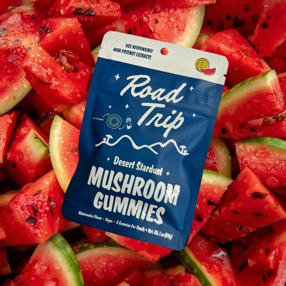 Road Trip - Desert Stardust - Mushroom Gummies - Nootropic Blend (1-Pack, Watermelon)