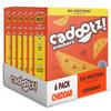 cadootz! Organic Seed Oil Free Protein Crackers, GF, Cheddar, 6 Pack view 1