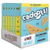 cadootz! Organic Kids Protein Crackers - 5g Protein Snack, Gluten Free, No Seed Oils, No Artificial Dyes - Healthy School Lunch Snack for Kids - 6 Pack (Sea Salt - 6 Pack) view 1