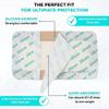 MedVance 5 Pack 7"x12" Silicone Foam Dressing Bordered Dressing, Waterproof Silicone Bandages for Wounds Care, Bed Sore Patches, Super Absorbent Wound Dressing, Self Adhesive Pressure Sore Pads view 2