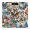 Butterflies Bathroom Scale for Body Weight with High Precision Large LCD Backlight Display Digital Weighing Scale with BMI Capacity Up to 180kg view 1